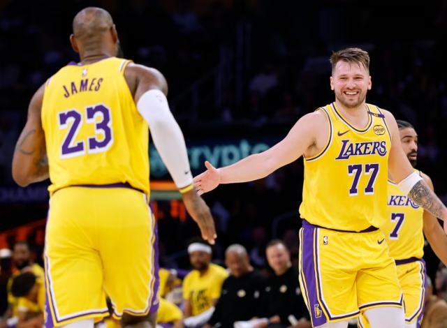 体育赛事-詹皇生涯第5冠进入倒计时 东契奇配让他当副手